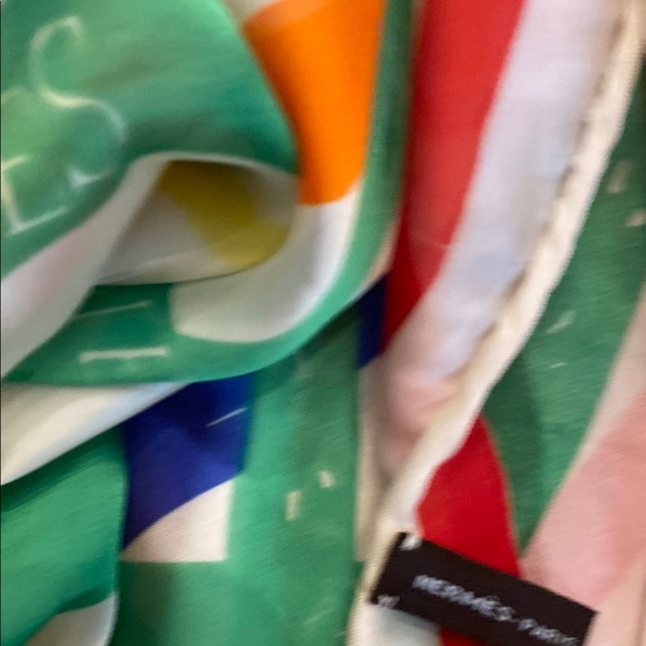 Multicolor Silk Scarf - Picture 3 of 6